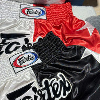 Shorts de Muay Thai Premium – Fairtex Blanco y Negro