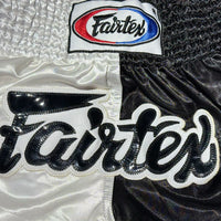 Shorts de Muay Thai Premium – Fairtex Blanco y Negro